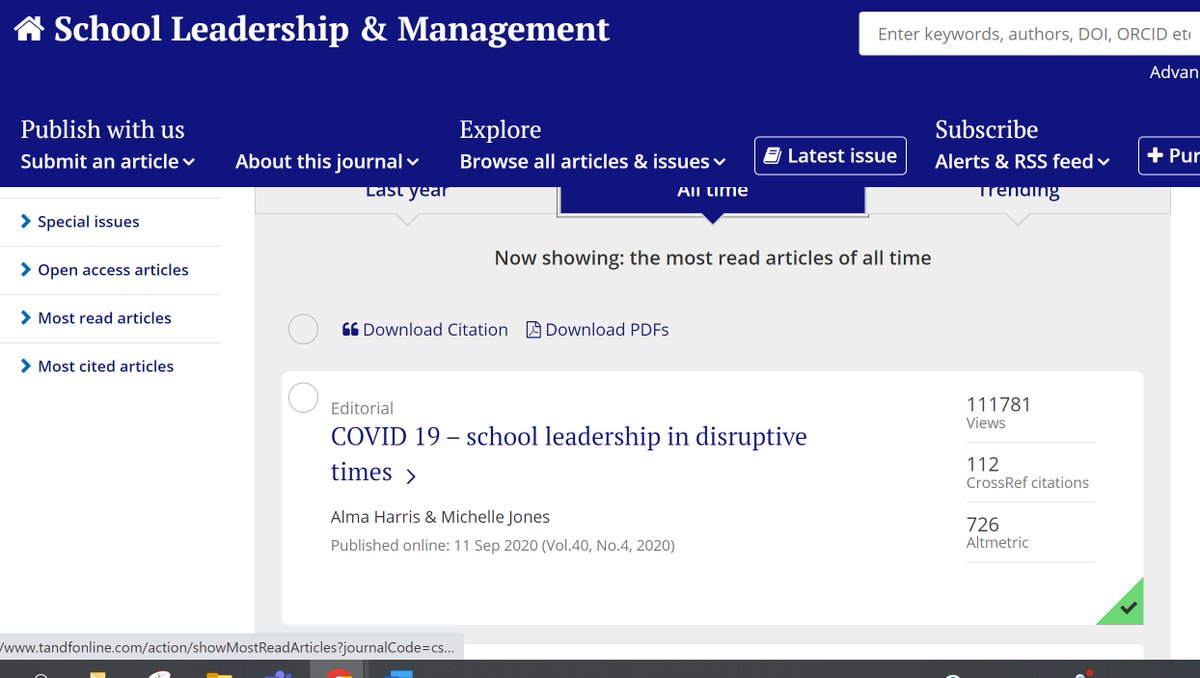 Professor Alma Harris tweet media