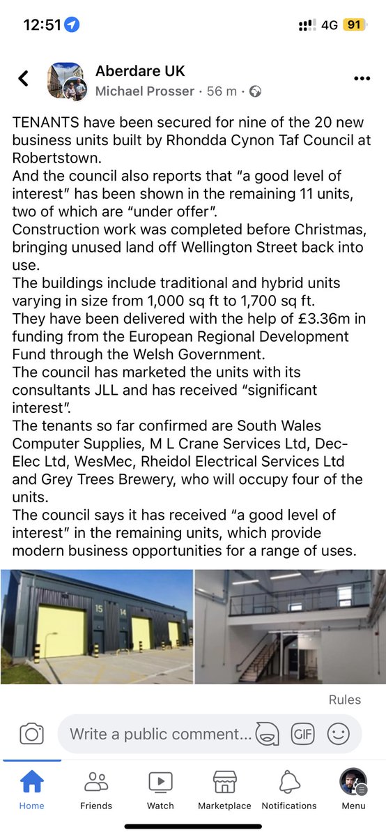 Munch999's tweet photo. @AndrewMorganRCT can you shed any light on why there is no motor trade allowed in these businesses units owned by @RCTCouncil cheers I have asked the letting agent they don’t know the answer just that the landlord has refused this type of use. So far you have 9 still empty https://t.co/rmSU1kPQIc
