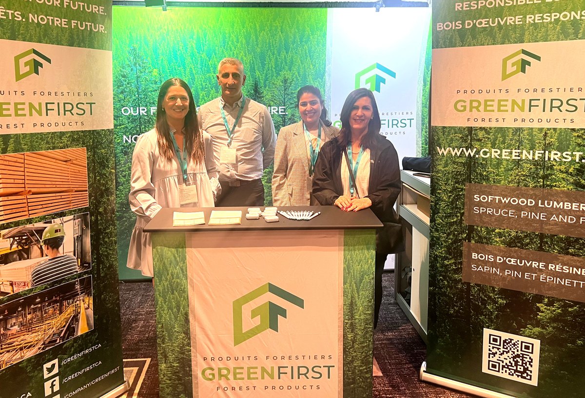 GreenFirstca's tweet photo. Another fantastic day is about to start at the Montreal Wood Convention.  Make sure to find us at booth 60. https://t.co/fq7HHhsWBS