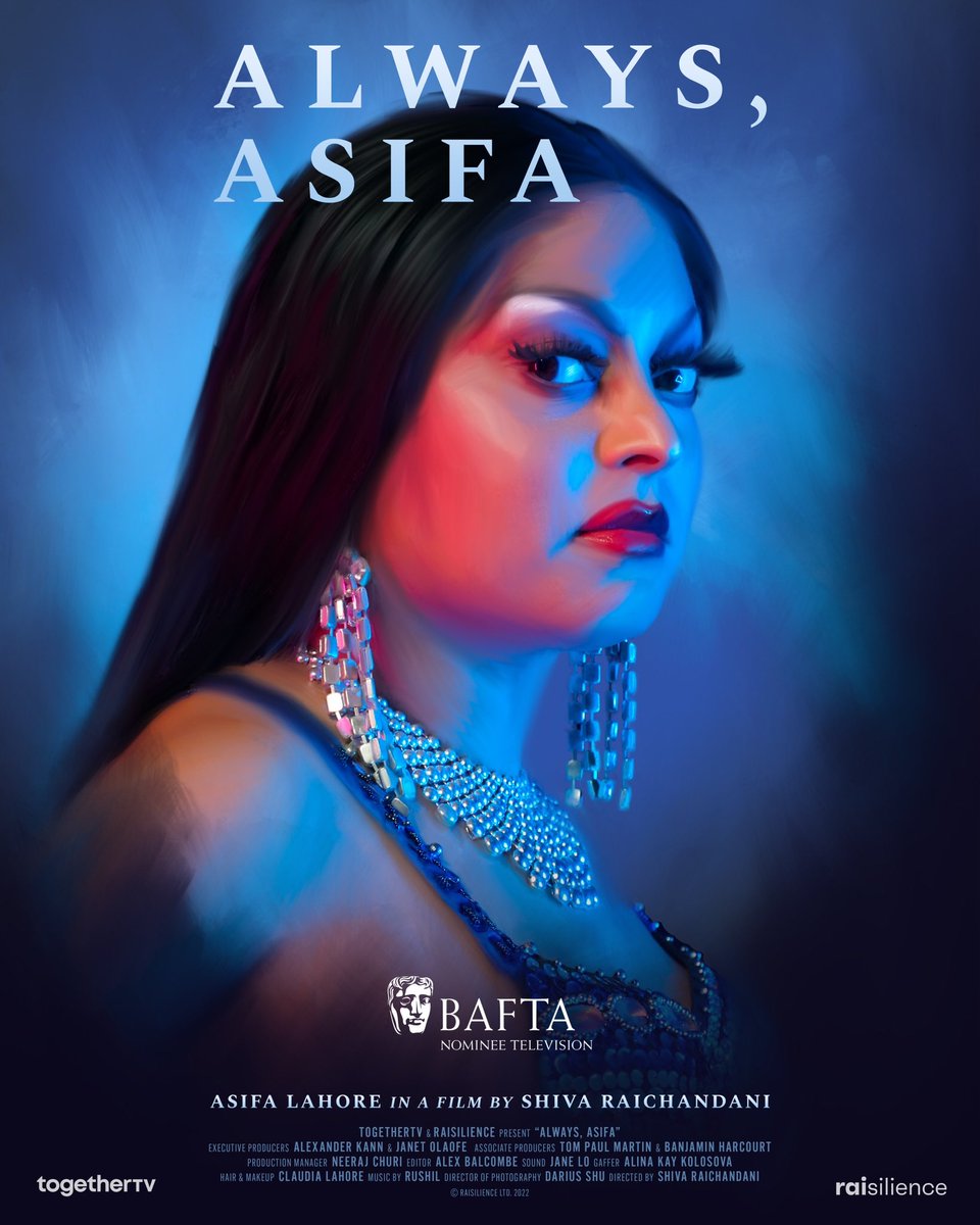 My <a href="/BAFTA/">BAFTA</a> nominated film ‘Always, Asifa’ is now available to watch on <a href="/ITVX/">ITVX</a> ✨

Funded + commissioned by <a href="/TogetherukTV/">Together TV</a>. Featuring the wonderful <a href="/AsifaLahore/">Asifa Lahore</a> 🥹

<a href="/dariusshu/">Darius Shu</a> <a href="/AlexBalcombe/">Alex Balcombe</a> <a href="/Rushilmusic/">Rυѕнιl</a> <a href="/jane_therealm/">Jane Lo</a> <a href="/NickSounidis/">nick_sounidis</a> @iClaudiaLahore