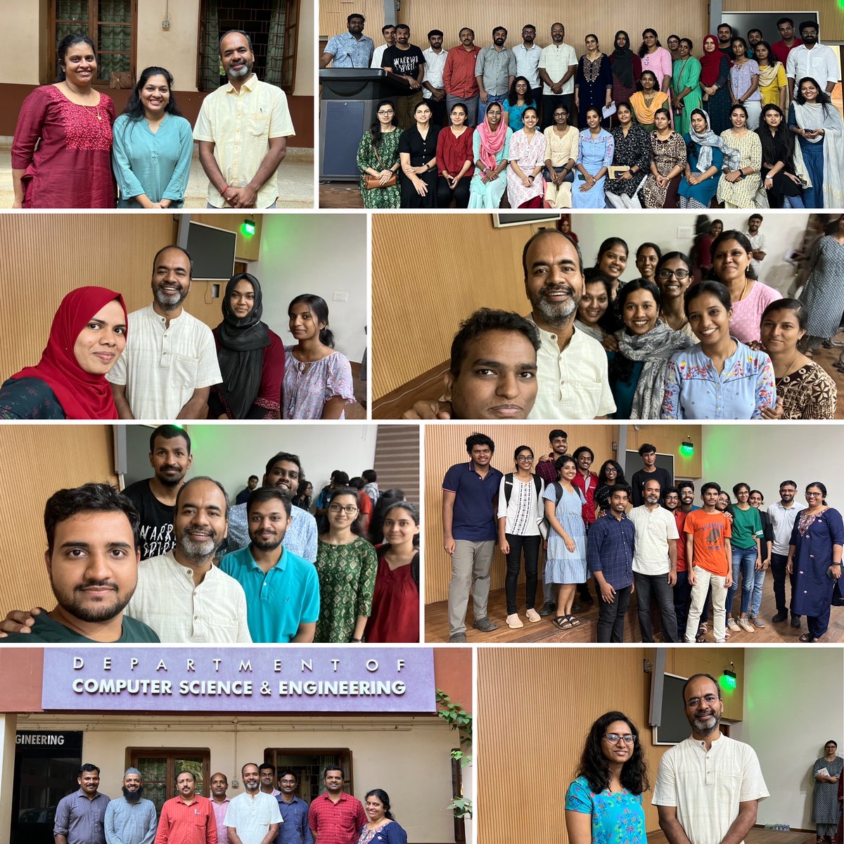 ponguru's tweet image. #TechnicalTalk {#PhDStudents, #BTechStudents, #Faculty} interactions @nitcofficial. In + to #LegalNLP #Selfie #KillFie, spoke about our new #ICWSM 2023 paper on #DrugConsumption. Slides: slideshare.net/precogatIIITD/… 🙏🏽 CSE department, Anu &amp;amp; Akhila for hosting. #ProfGiri #Back2HYD