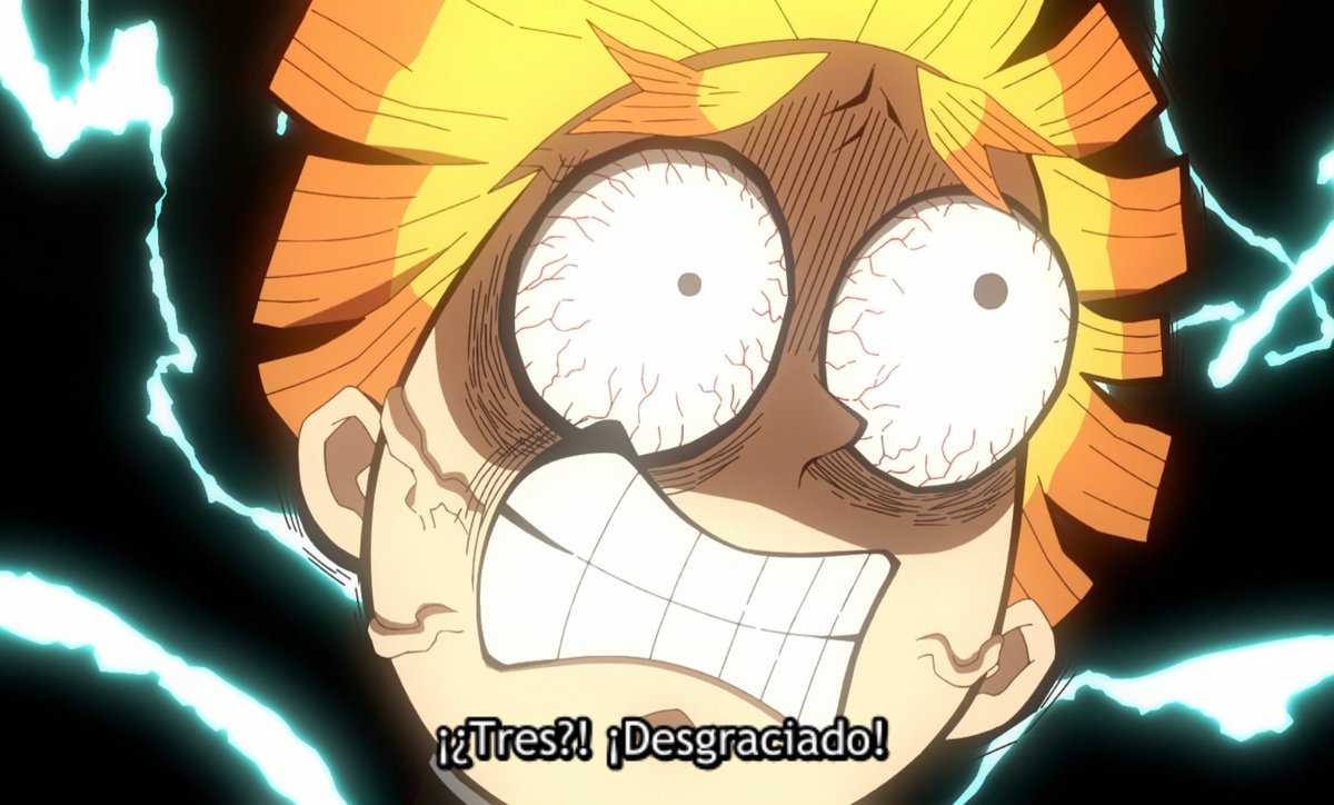 Nela_ELF_'s tweet photo. Mi reacción (aunque por razones distintas) cuando dijo que tenía 3 esposas hahaha 
Aunque las esposas están re buenas... 

#DemonSlayer  #kimetsuNoYaiba 
#DistritoRojo https://t.co/J2DXSCHHHF