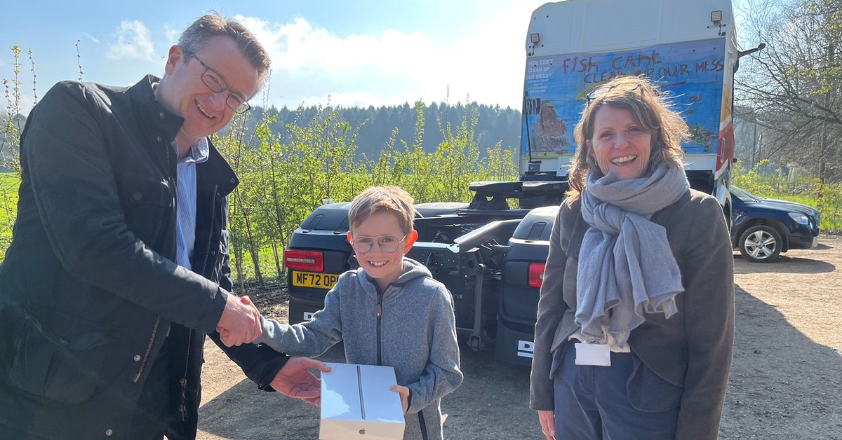 lundyprojects's tweet photo. 🚛 #TeamLundy collaborated with @St_Katharines with a competition to design one of our new Lorries on the theme of sustainability

🐞 We visited the school to award the winner, Finlay with an iPad and to build bug hotels around the school grounds as prizes

📸: @MarlboroNews https://t.co/Oi4nTLhWIX