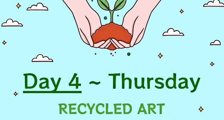 JRiversoCorreia's tweet photo. Good Morning @AngelaMericiDP peeps !! Don't forget to wear BLACK today for our #EarthSpiritWeek events ~ We're CREATING RECYCLED ART ♻️♻️♻️ that will be displayed in our front foyer for all to ENJOY ♻️ 🎨 https://t.co/ItagkThcP7