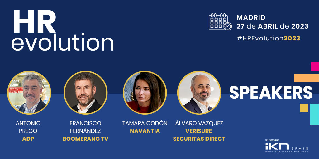 📆¡Solo queda 1 semana para #HREvolution2023!💥
El próximo 27 de abril conocerás los retos en el futuro del trabajo, modelos laborales, competitivos y de negocio.

Juntos a los representantes de: <a href="/ADP/">ADP</a> <a href="/grupoboomerang/">Grupo Boomerang TV</a> <a href="/NavantiaOficial/">Navantia</a> y <a href="/SecuritasDirect/">Securitas Direct</a>

¡Nos vemos en unos días!😍