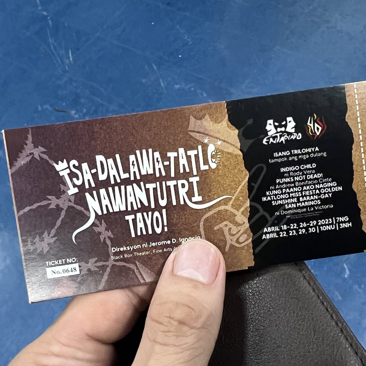 ricci_richy's tweet photo. Here we go! #Entablado https://t.co/Z88vTMuHzN