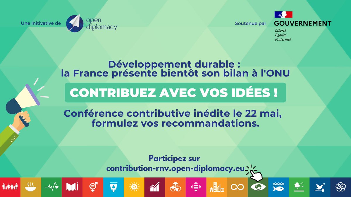 .@coordinationsud intègre la Commission2030 d'@opendiplo aux côtés d’autres expert·es du développement durable 🙌 Notre mission ? Restituer vos idées et vos projets en faveur d’un monde plus durable à l’ONU ! #FranceDurable #RDD2023