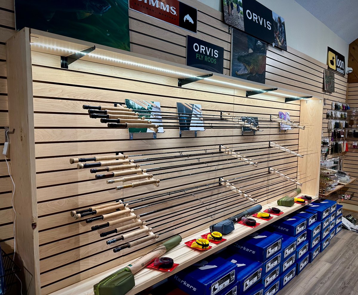 whitetailfly's tweet photo. New rods for a new season by Sage, Orvis, Winston, and Redington. https://t.co/4s7wL2F25P