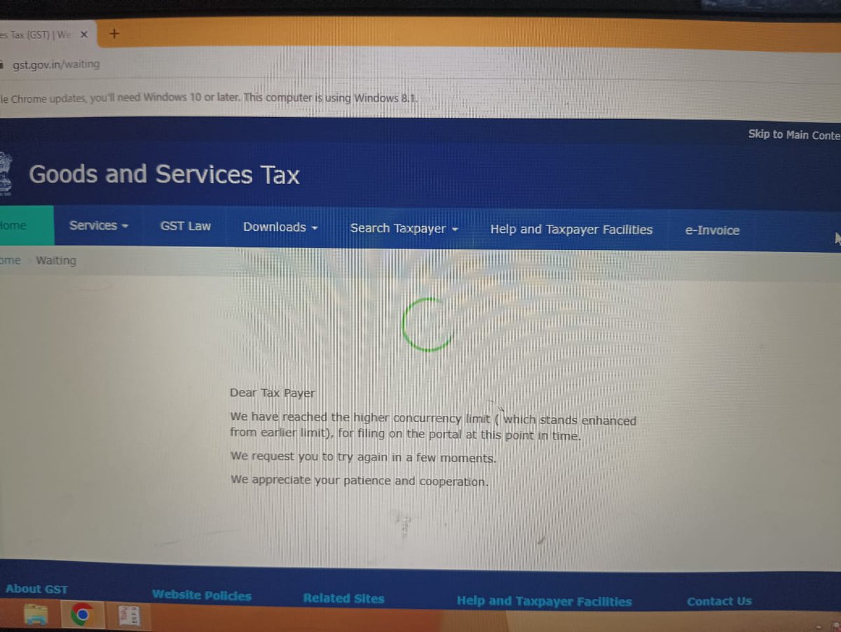 AuditorBasheer's tweet photo. At present gst portal not working properly so kindly extend the due date  @Infosys_GSTN @tngstpa @nsitharaman @nsitharamanoffc @GST_Council https://t.co/eZV0sq1k4U