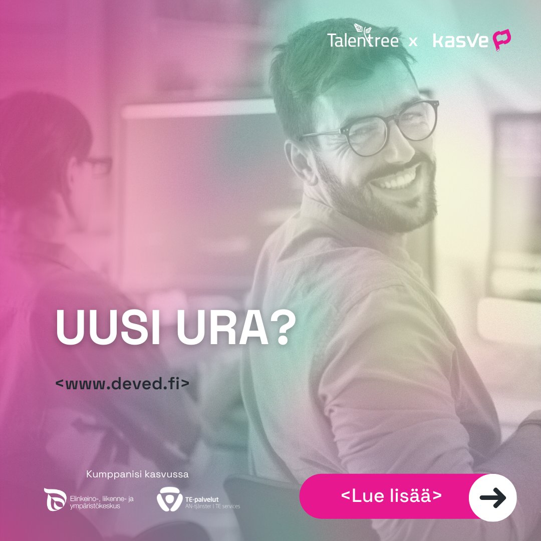 Softa-osaaja: etsimäsi uranoste on tässä!

DevEd RekryKoulutuksen kumppaniyritykset etsivät uusia osaajia:

<ohjelmistokehittäjiksi>
<data-analyytikoiksi>
<front-end kehittäjiksi>
<WordPress-kehittäjiksi>
<Angular-kehittäjiksi>
<Flutter-kehittäjiksi>

👉 deved.fi/hakijalle/