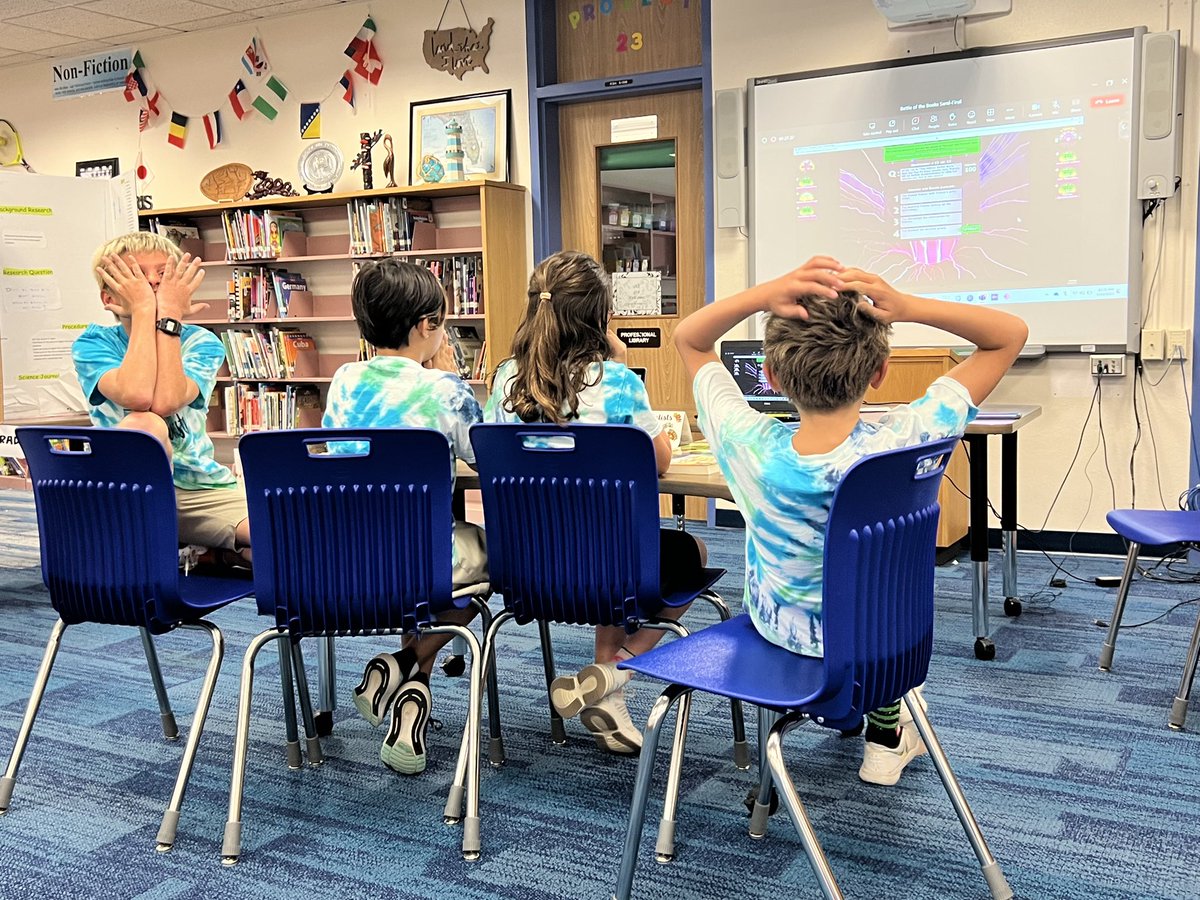 Congratulations to our North Shore Battle of the Books Team: The North Shore Novelists for winning the qualifying round! They are headed to the District Battle on Friday, April 28th! 
We are so proud of Lucy, Josie, Jack and Coke! <a href="/my_pcs/">Pinellas County Schools</a> #knightsonguard <a href="/FloridaSSYRA/">Florida SSYRA</a>