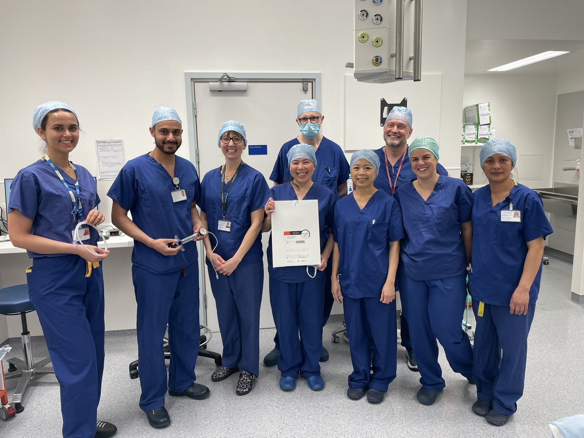 Delighted to have done the first #OptilumeDCB procedures @NNUH- awesome teamwork! @NikitaB0709 @LABORIEMEDICAL @PBOptilume @JWrightMedTech @markr1004