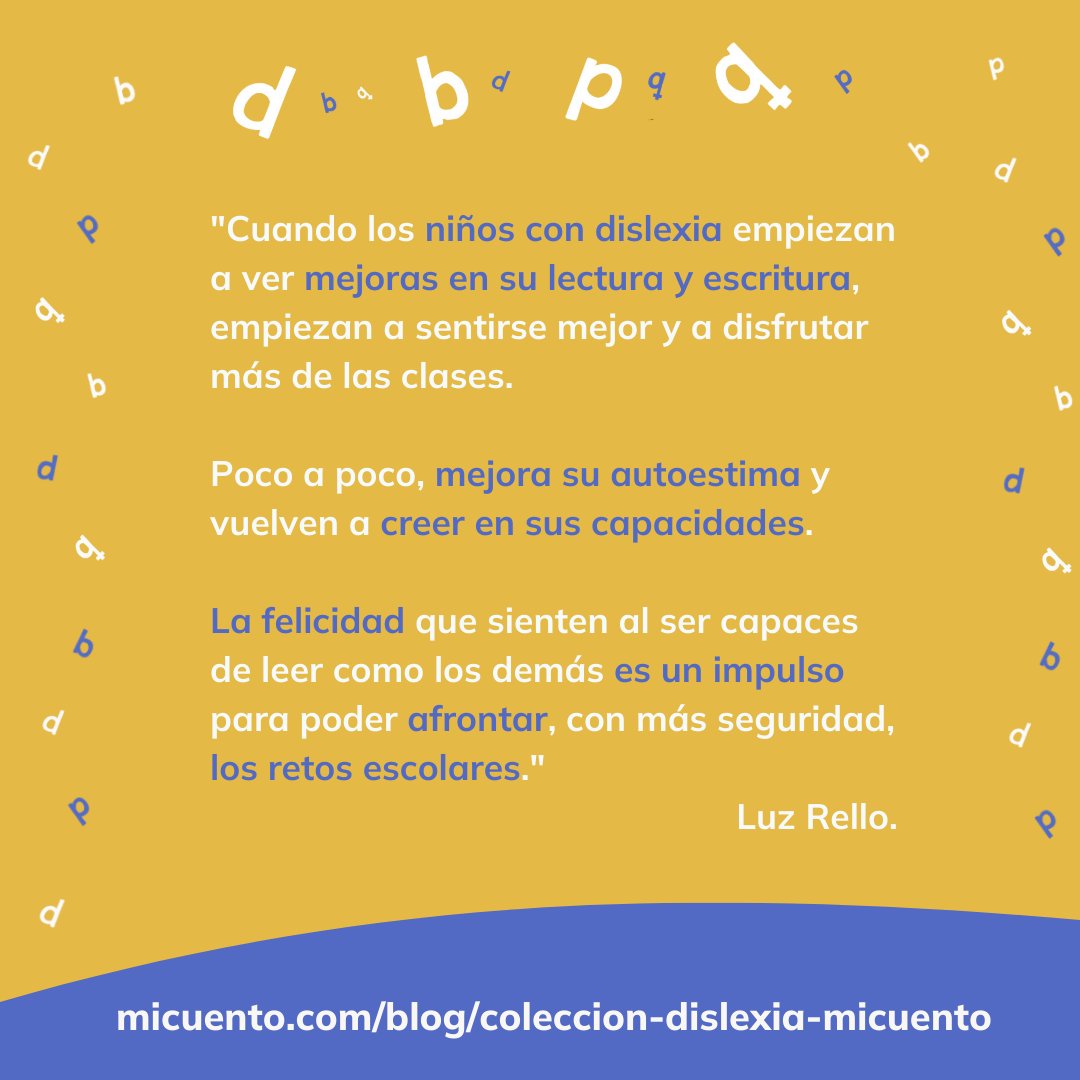 dytective_edu's tweet photo. 📖 ¿Conoces la colección #dislexia de #MiCuento?
📚#Lecturas inspiradoras que permiten a los niños con #dislexia disfrutar y soñar sin barreras.
 No te los pierdas👇
https://t.co/Qmnd801LFM

 #changedyslexia
#lectoescritura
#LecturaRecomendada 
#SantJordi2023 
#DiadelLibro2023 https://t.co/Ibq0AUdOyG