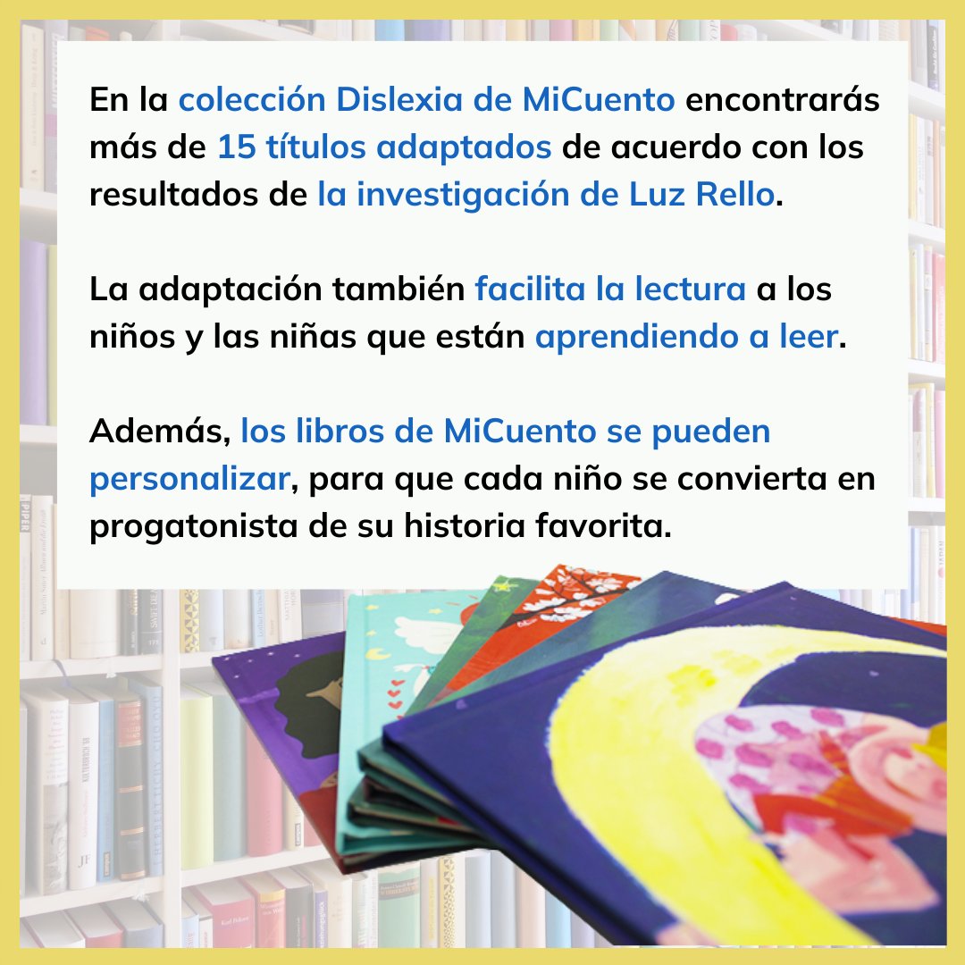 dytective_edu's tweet photo. 📖 ¿Conoces la colección #dislexia de #MiCuento?
📚#Lecturas inspiradoras que permiten a los niños con #dislexia disfrutar y soñar sin barreras.
 No te los pierdas👇
https://t.co/Qmnd801LFM

 #changedyslexia
#lectoescritura
#LecturaRecomendada 
#SantJordi2023 
#DiadelLibro2023 https://t.co/Ibq0AUdOyG