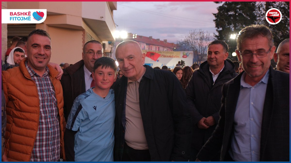 ilirmetazyrtar's tweet photo. 3/3 Bashkë🤝Fitojmë!✌️🇦🇱
#PartiaLirisë #BashkëFitojmë #Maliq #Devoll #14Maj #NdryshimMeÇdoCmim https://t.co/f6aSTik7JH