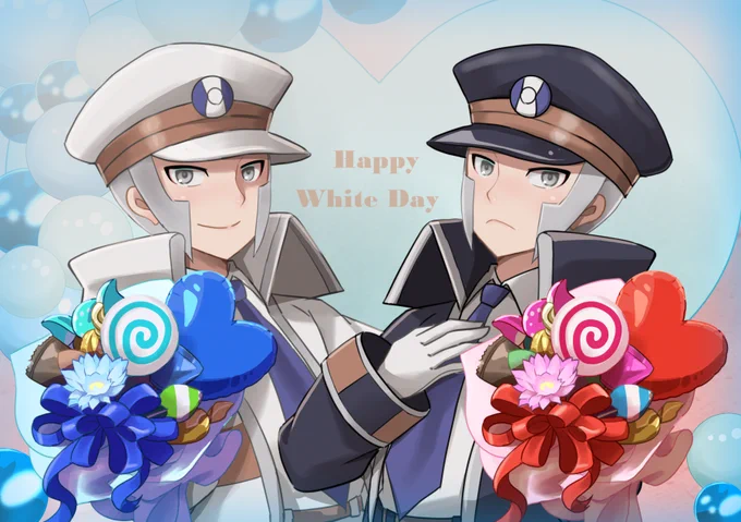 #再掲したらフォロワーが増えるらしい3月～4月に描いたもの。白黒車掌を中心にpkmnトレーナー描いてます。 