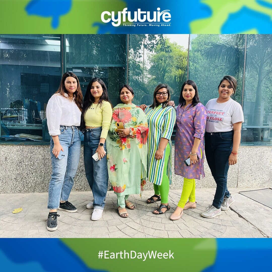 cyfuture's tweet photo. Cyfuturians started celebrating Earth Day Week by wearing soothing Earth colours to keep things chill and remind us all to stand up for a greener planet.
Who says fashion can't be eco-friendly?
#ecowithnasscom #investinourplanet #EarthWeek #GoGreen #cyfuture #cyfuturecloud https://t.co/fTpe2rtGpE