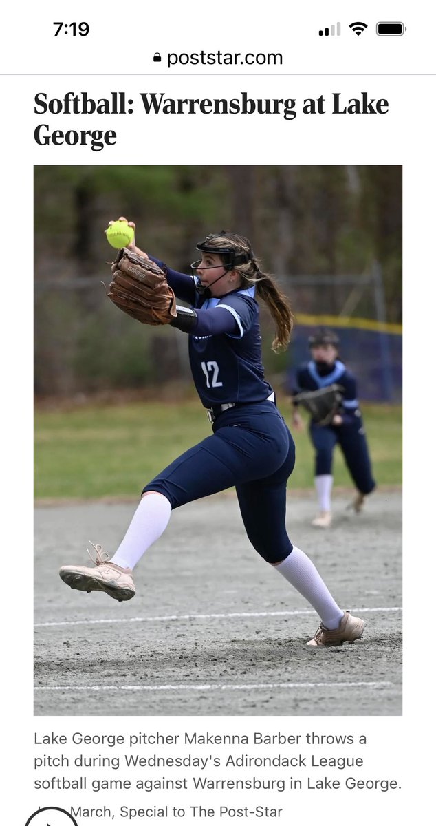 LGSoftball1's tweet photo. Congrats LGSB victory over Warrensburg 4-2 https://t.co/vchDhrT03U