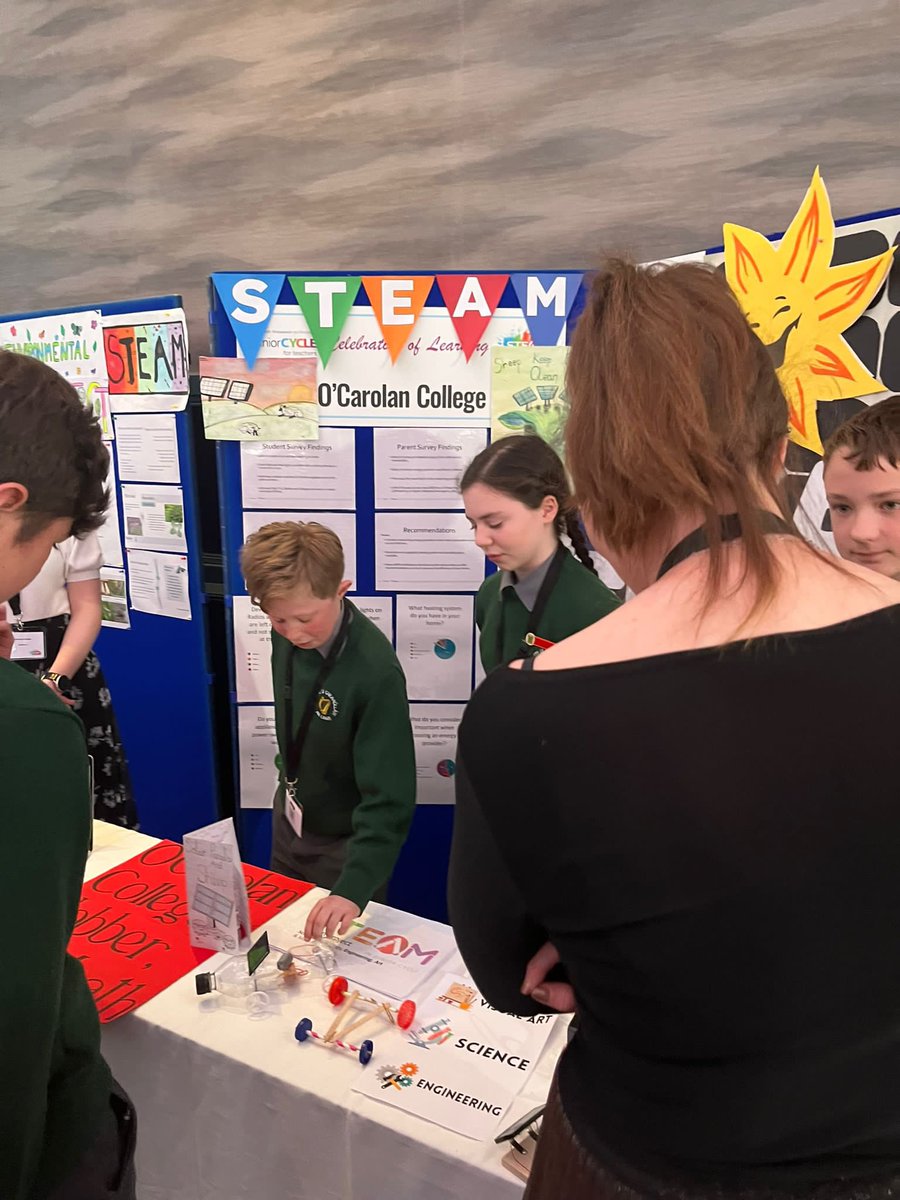 OCCNobber's tweet photo. OCC students sharing their learning at the @JCTSteAm event!! #steaminaction https://t.co/1Lxp13soj7