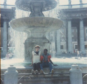 Rome,1983. Me and my mate Martin in Italy for the first time and I’ve been in love with the country ever since! ⁦@BBCTwo⁩ May 1st, join me on a new road-trip across a wonderful land #clivemyrie’sitalianroadtrip #ladolcevita