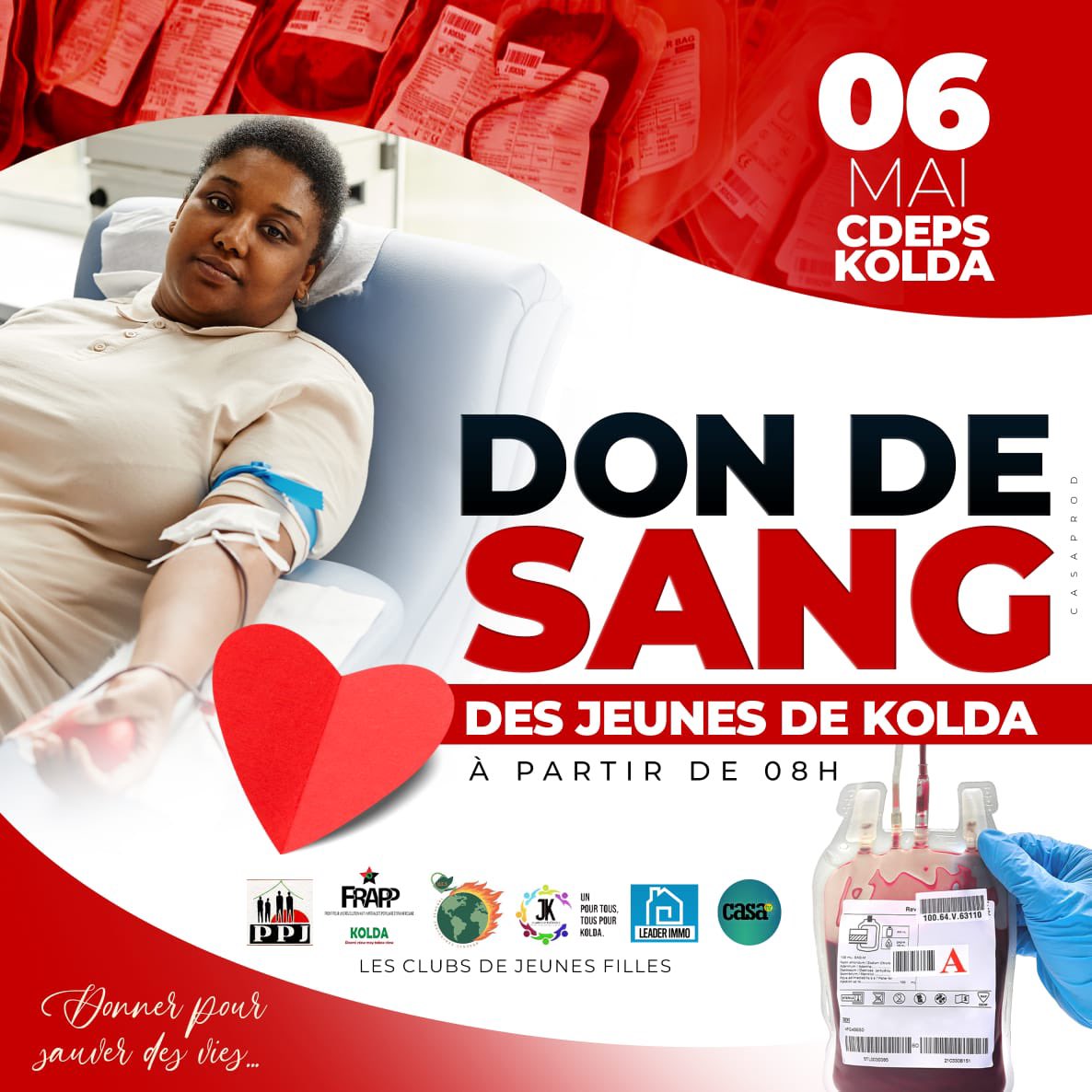 JKoldoise's tweet photo. Vous êtes Jeunes Koldois,
Vous voulez sauver des vies, 
Alors le rendez-vous est pris,
Le 06 MAI 2023, au CDEPS DE KOLDA…
#Le_RV_De_La_Jeunesse
@Dram53093487 @DiankoMohamed @GuelwarUE @FayeLam8 @Lsakho10 @Laminekamara94 https://t.co/gosuYMTlgX