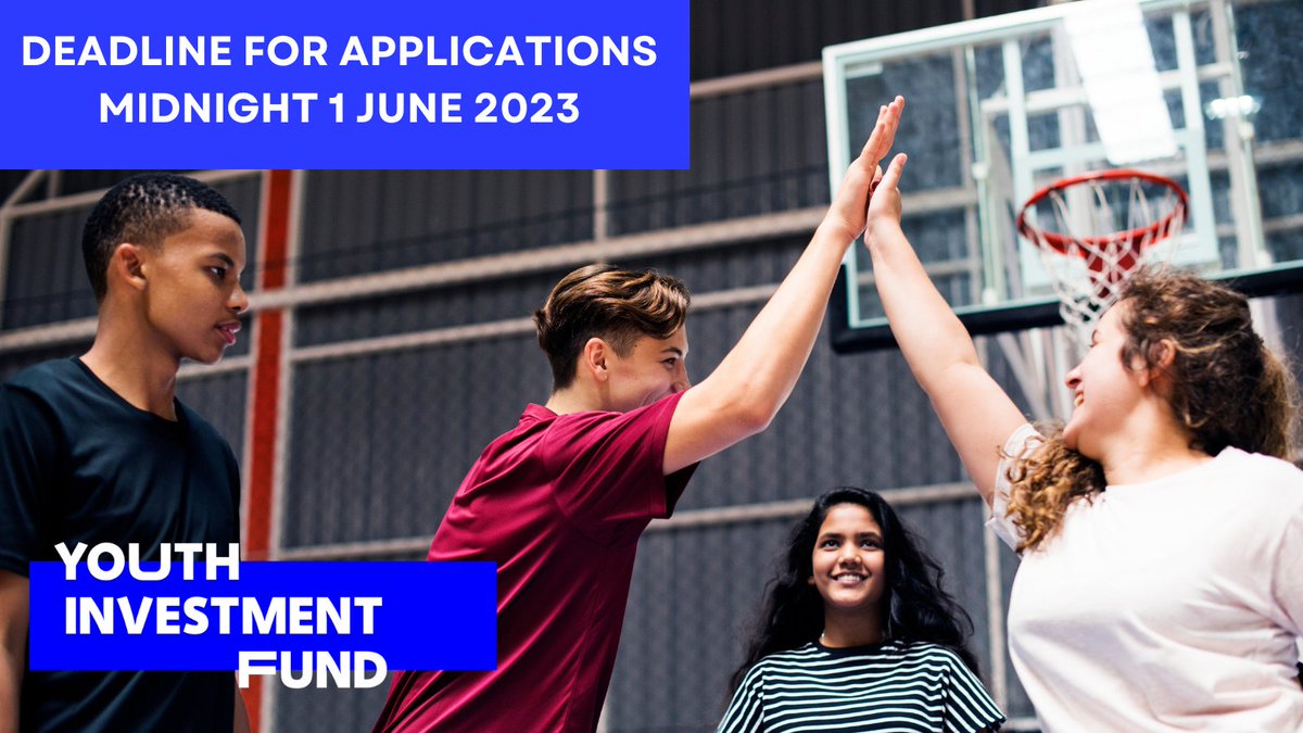 natyouthagency's tweet photo. 🚨Don’t miss out on your chance to apply to apply for a #YouthInvestmentFund grant🚨
 
The main fund for grants over £150K will close at midnight 1 June 2023
 
Check if you are eligible &amp; apply now! 
https://t.co/taOKSxwRlj https://t.co/BNIEyVoVQz