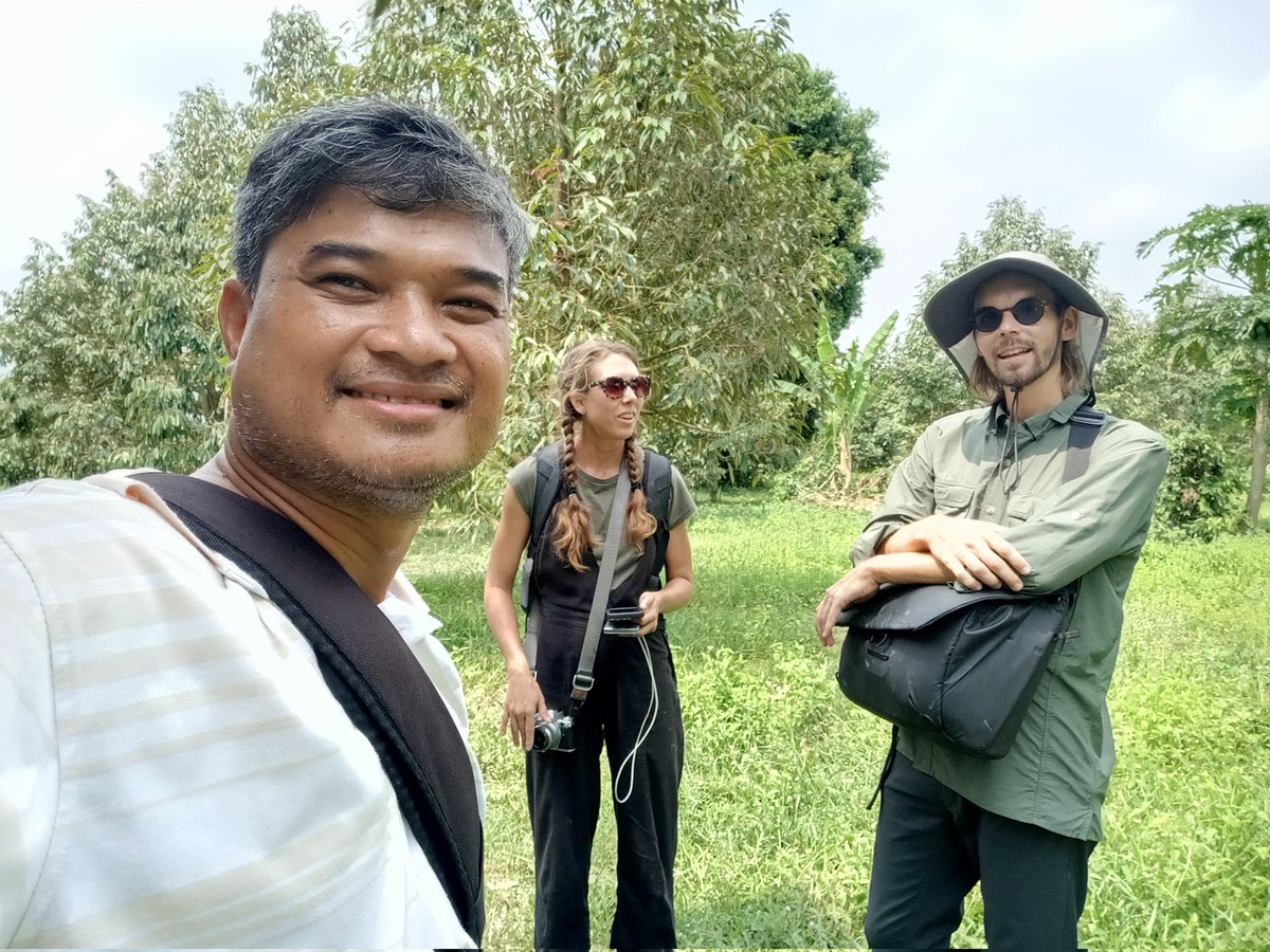 Happy day trip to Samlout durian fruit farm owner on Thursday 20th of April, 2023. Thank you so much for using our guide partners service #bestbuddytravel #guidepartners #tourismguide ##durianlovers #guideservice #travellingguide #vannakkol #fruitlover #guidelife