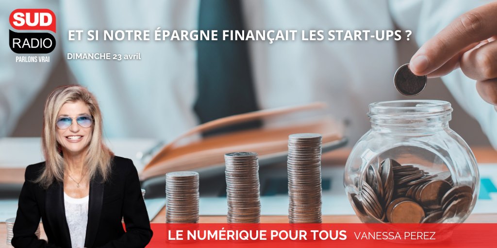 SudRadio's tweet photo. Avec l'inflation, le financement des start-ups est en péril. Et si notre épargne les finançait ?

🚨 Ne manquez pas Le Numérique pour tous présenté par @VanessaPerez_VP

🗣 Avec @midy_paul, @Jerome__Berger et Alliah Samia, une entrepreneuse de 15 ans !

📍 Dimanche à 16h30 https://t.co/PJSNz1Fg8s