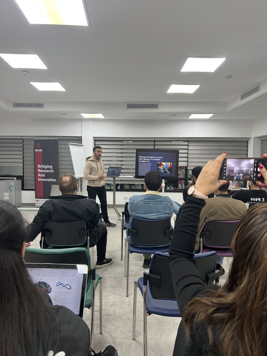 DecentralEN's tweet photo. Great turnout at TheDot in Tunis for yesterday's Meetup on #Web3 and @NEARProtocol Exciting to see so many #Near enthusiasts gathering to learn and connect. Looking forward to the next one! #blockchain #cryptocurrency" https://t.co/c93n4cgFbJ