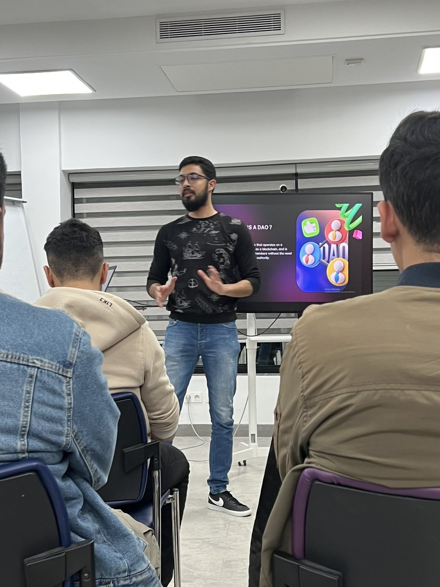 DecentralEN's tweet photo. Great turnout at TheDot in Tunis for yesterday's Meetup on #Web3 and @NEARProtocol Exciting to see so many #Near enthusiasts gathering to learn and connect. Looking forward to the next one! #blockchain #cryptocurrency" https://t.co/c93n4cgFbJ