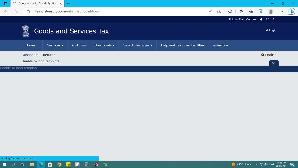 Dear @Infosys_GSTN can you help me to file #gstreturns as #gstportal is down again.
Today is last date to file GSTR3B and GST portal is not working.
#gst #gstr3b #gstreturn
@TaxationUpdates @practice_guru