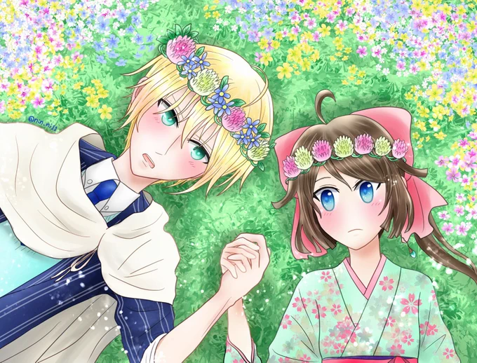 #これでフォロワーさん増えたというような作品は1枚も無いからとりあえずなんでも見てって
※姥さに
※創作女審神者がいます
卑屈すぎるまんば君とツンデレさにわの無自覚両片想いラブコメです☺️

✴︎支部からも見れます!(数が多いので…)
https://t.co/VzTnATuA1Z 
