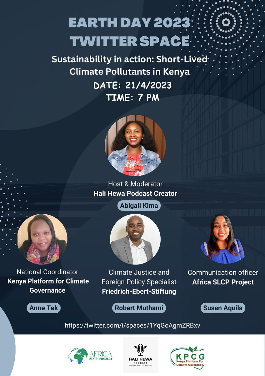 africa_slcp's tweet photo. You cannot miss this conversation...#EarthDayLive #smallchangesbigimpact #letstalkslcps https://t.co/Nck8wg9eKV
