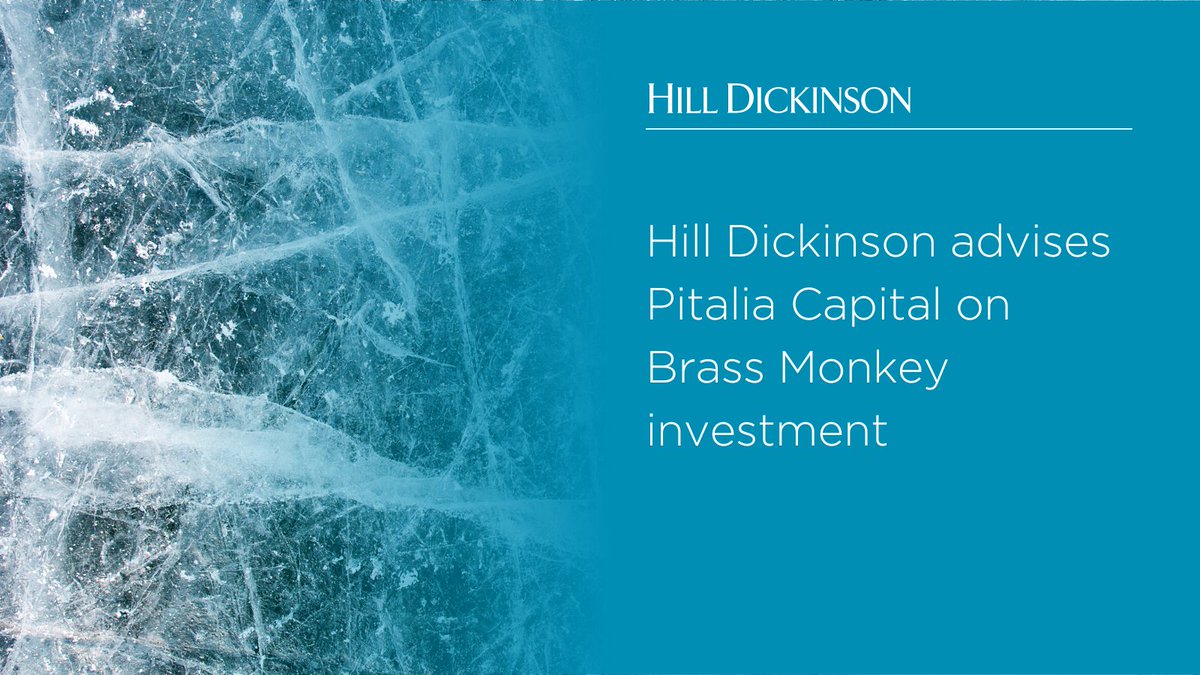 Jon Gillow, in our Corporate team, recently advised on an exciting deal for our client <a href="/PitaliaLtd/">Pitalia</a>, who has acquired a significant minority stake in the fast-growing UK ice bath manufacturer Brass Monkey.

For more:
bit.ly/3UONIvu

#IceBath #Investment #Corporate