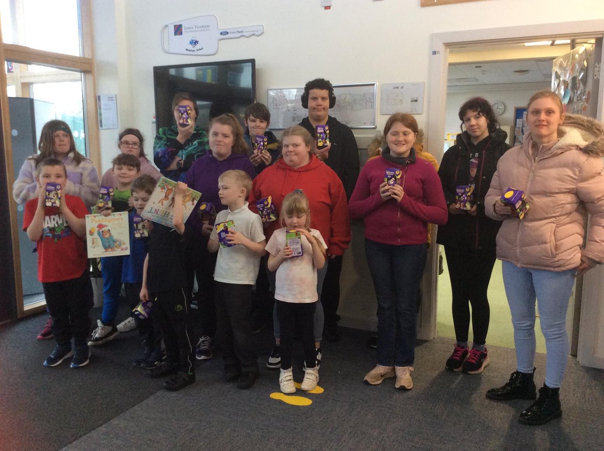 We were delighted to send Easter eggs and gifts to all the pupils at  <a href="/MountjoySchool/">MountjoySchool</a> recently. Thank you to everyone who supports our charity shop in Bridport as this enables us to support people in our local community.