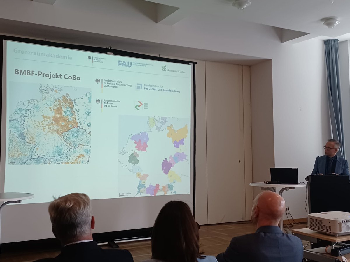 Presentation of the project #CoBo by Prof. Dr. Tobias  Chilla at the #BorderRegionAcademy on Border Regions of Germany with its neighbouring countries 
#BorderRegionAcademy #European #cohesion #policy #Berlin