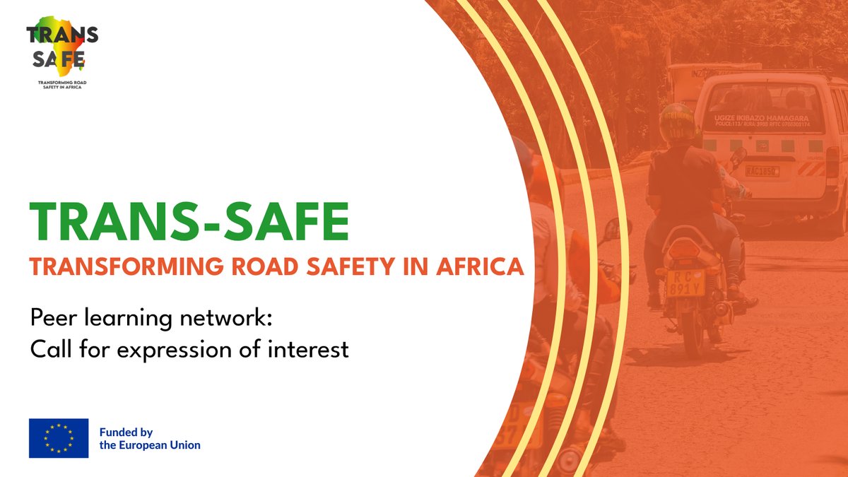Open call! Join the TRANS-SAFE peer learning networks where experts from national and subnational and regional levels will come together to drive #SafeSystem solutions. Find more information here: trans-safe.org/post/trans-saf… & register by filling out the form: trans-safeform.eitum.eu