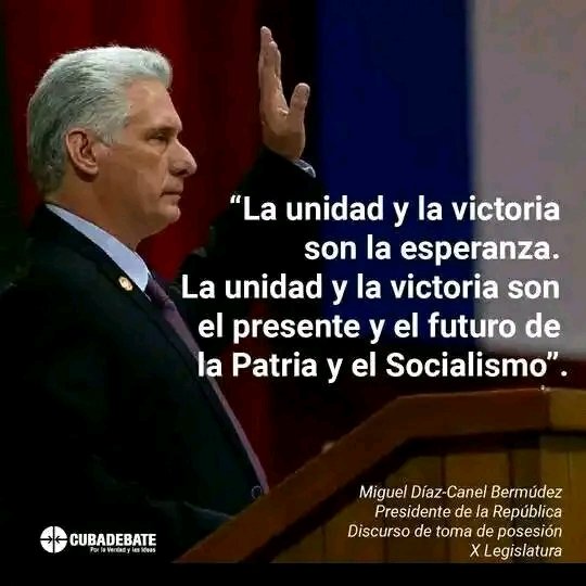 VictorDolz2's tweet photo. La victoria es nuestra muchas felicidades
#CubaViveEnSuHisoria 
#CuvaVive https://t.co/6a0QqCnY7F