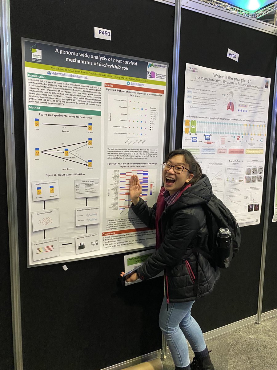 yaasircheema's tweet photo. Just couple of hours left of P491 at @MicrobioSoc #microbio23 to be on the list of #TraDIS-xpress puzzle experts https://t.co/QOTCHzcrML