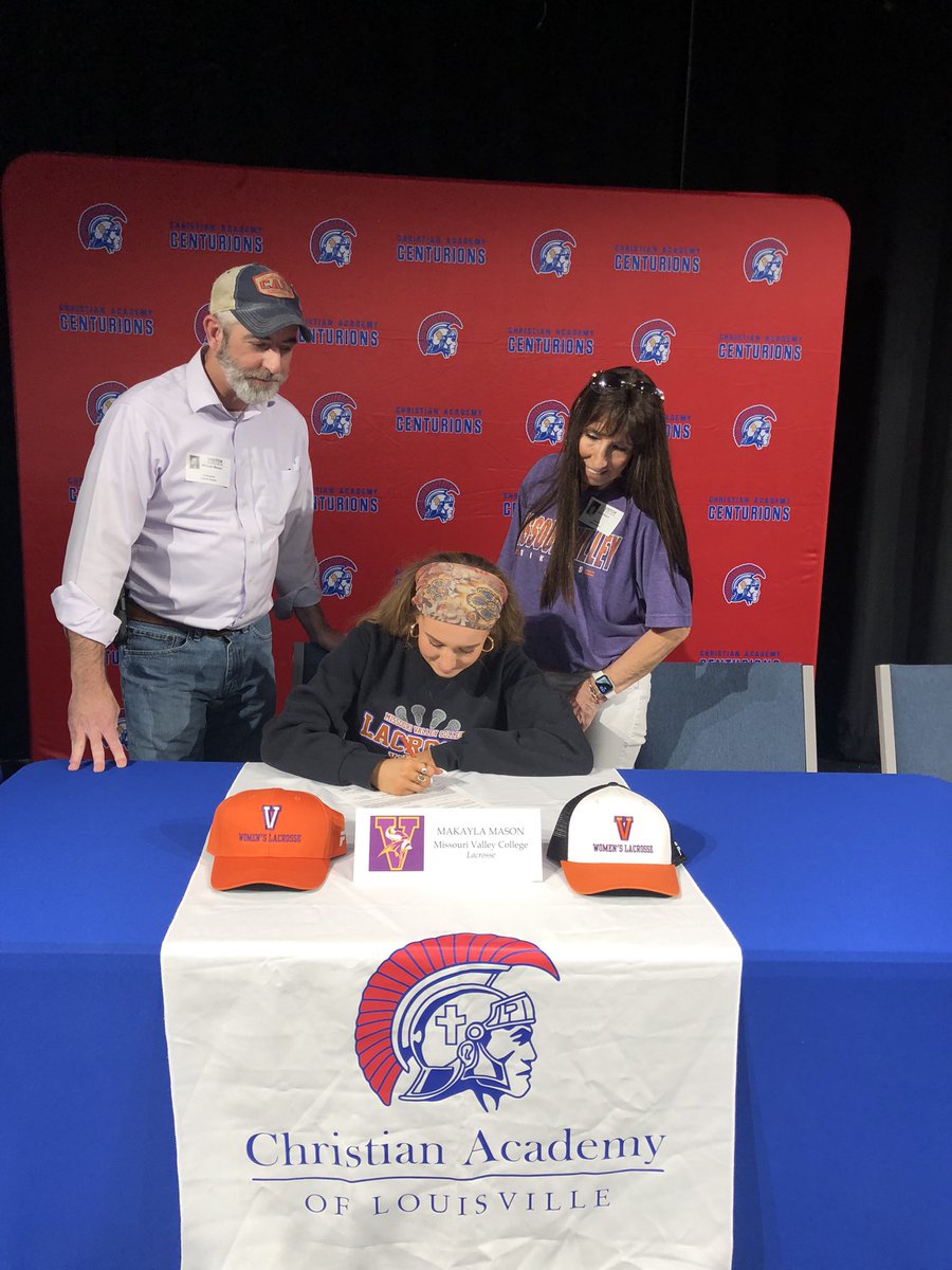CALGirlsLax's tweet photo. Signing Day… Congrats Makayla Mason!!! Continuing her lacrosse career at Missouri Valley ❤️💙 ➡️ 💜🧡 https://t.co/dT9hOFEfrh