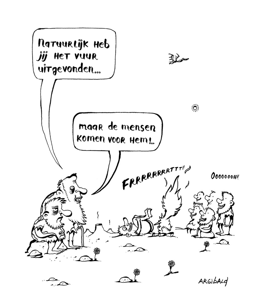 filomag's tweet photo. ‘Natuurlijk heb jij het vuur uitgevonden… maar de mensen komen voor hem!’
#Argibald https://t.co/81socFtQgA