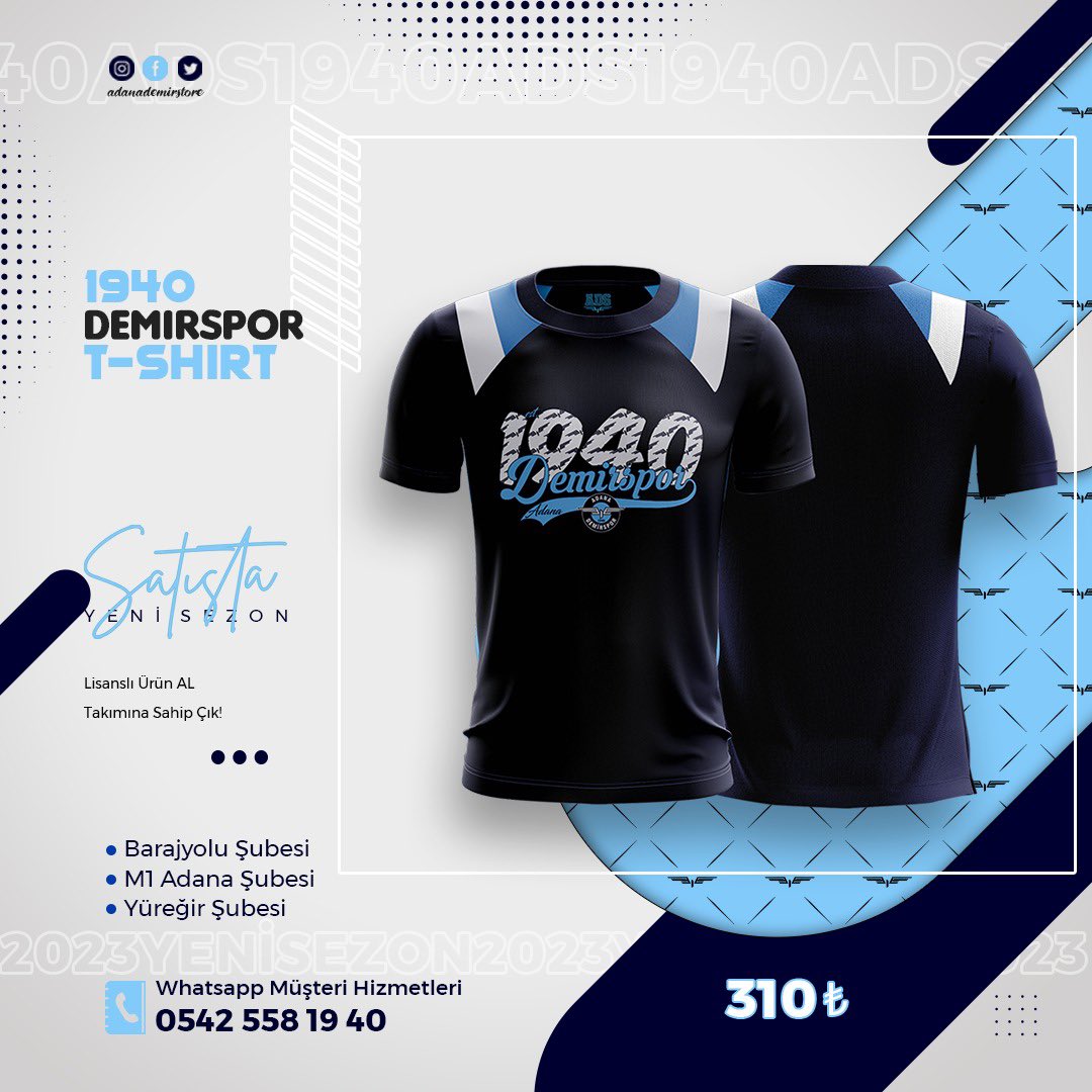 AdanaDemirStore's tweet photo. Yaz Sezonu Ürünleri İle Tarzını Bul ⚡️Adana Demir Store mağazaları ve online mağazamızda satışta!
🔵#M1Avm 🔵#DuyguCafe 🔵#optimum https://t.co/1AlD4QzmtZ