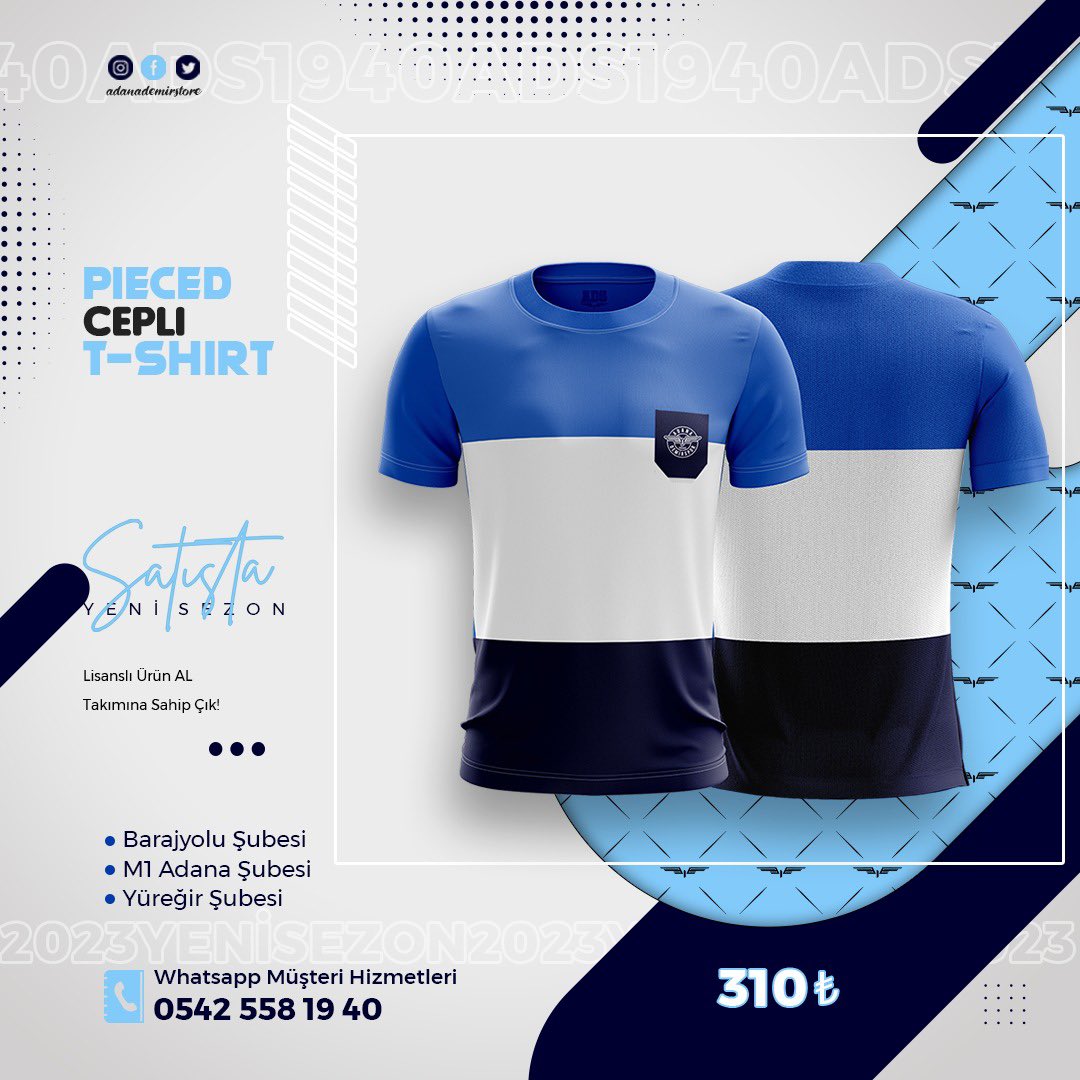 AdanaDemirStore's tweet photo. Yaz Sezonu Ürünleri İle Tarzını Bul ⚡️Adana Demir Store mağazaları ve online mağazamızda satışta!
🔵#M1Avm 🔵#DuyguCafe 🔵#optimum https://t.co/1AlD4QzmtZ