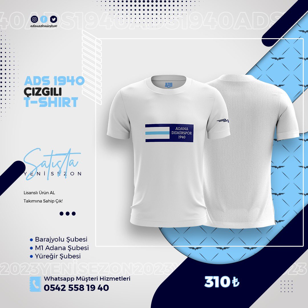 AdanaDemirStore's tweet photo. Yaz Sezonu Ürünleri İle Tarzını Bul ⚡️Adana Demir Store mağazaları ve online mağazamızda satışta!
🔵#M1Avm 🔵#DuyguCafe 🔵#optimum https://t.co/1AlD4QzmtZ