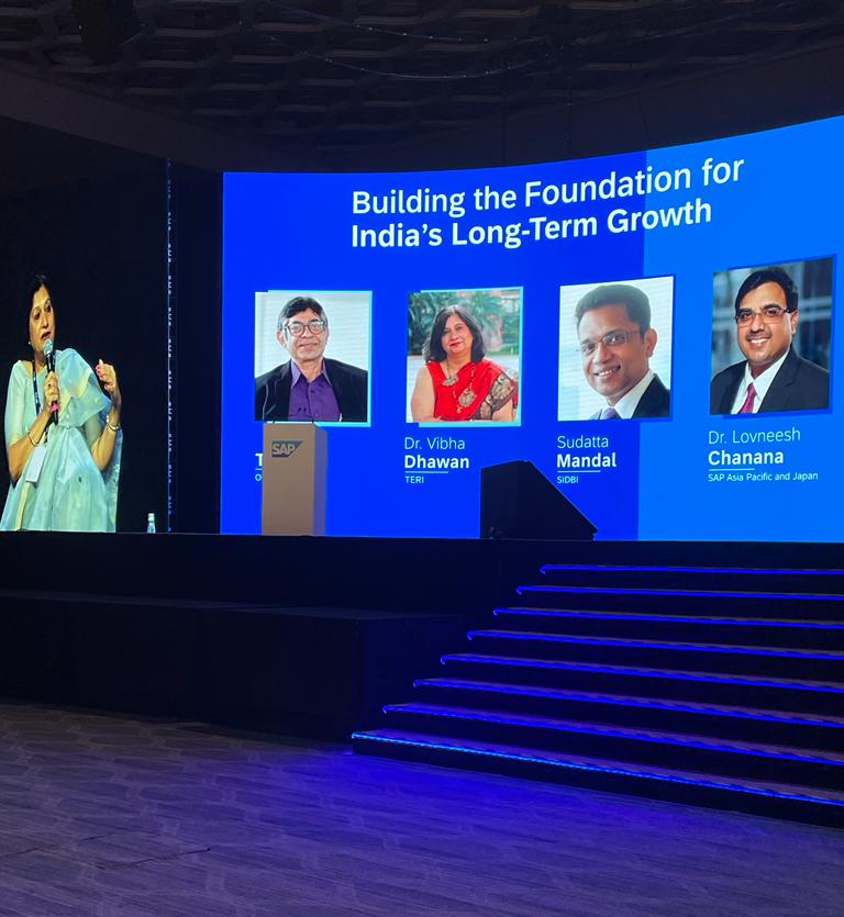 It was an honour to address 2000 business leaders as part of the panel on the session 'India : The next decade of inclusive, resilient and sustainable growth' as part of #SAPNOWIndia along with @lovneeshchanana & @KoshyTK

@SAPIndia @teriin @SAP @SAPNews
#Sustainability #climate