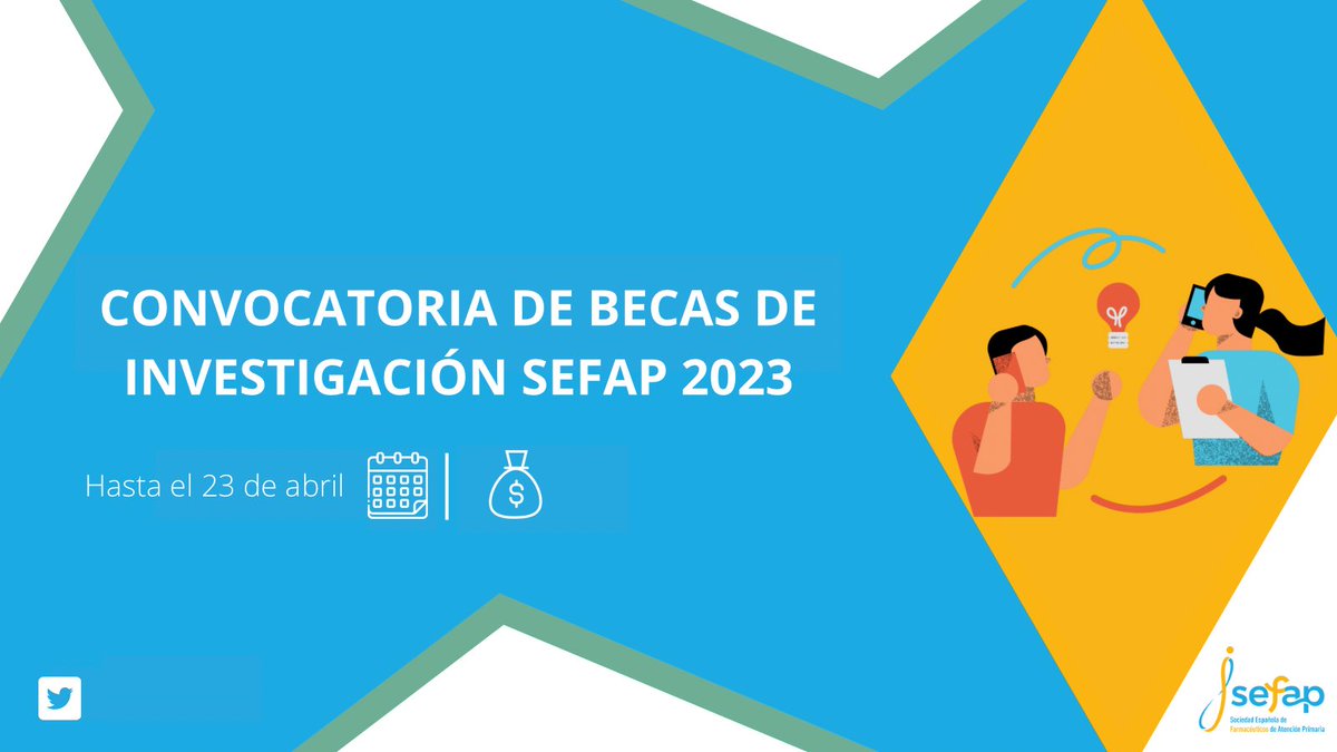 ¡Atención FAP! 📢 SEFAP ha lanzado la convocatoria de las Becas de Investigación 2023 💡 

Se trata de una ayuda económica 💰 para apoyar y promover la investigación en nuestro campo. 
¡No pierdas la oportunidad!

Más información👇
sefap.org/2023/03/09/con…
