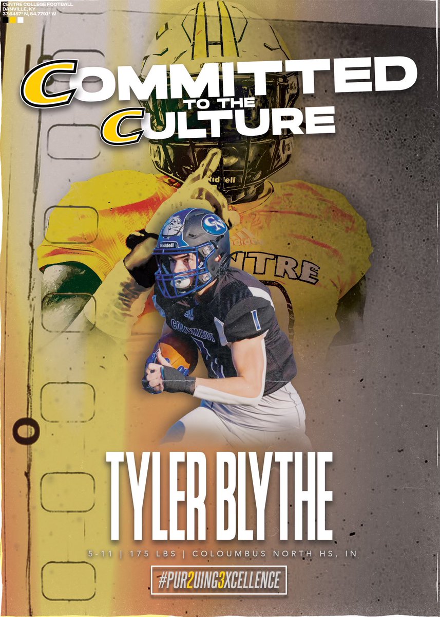 100% commited!! Excited and blessed to be playing at the next level!! <a href="/RickFoxFB/">Rick Fox</a> @CoachLash <a href="/CoachAndyFrye/">Andy Frye</a> <a href="/CentreFootball/">Centre College Football</a> <a href="/Coach_Haston/">Logan Haston</a> <a href="/Coach_Scruggs/">Harvey Scruggs</a> <a href="/Preps2Prospects/">Preps 2 Prospects</a> #PUR2SUING3XCELLENCE