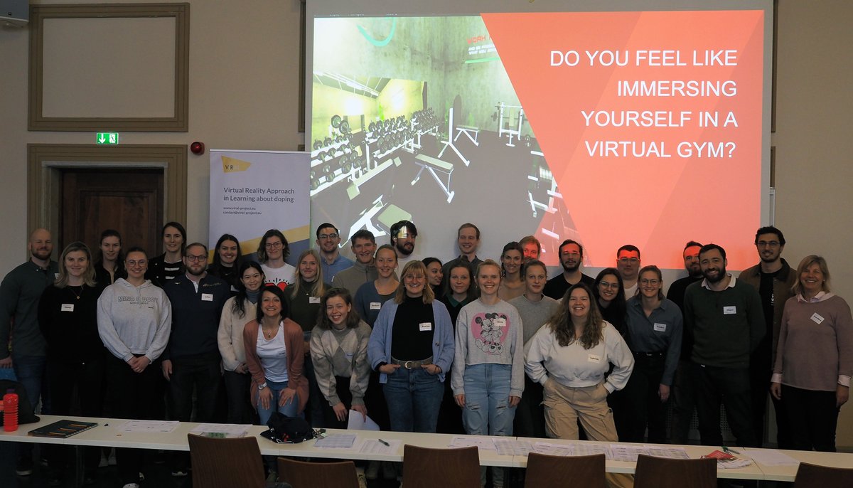 We hosted a large dissemination event for our ViRAL project with a presentation by Theresa Manges and Enno Winkler. We are happy that also many of our master's students attended – also from <a href="/uth_gr/">University Thessaly</a> in Thessaly – and are keen on participating in the #virtualreality game.
