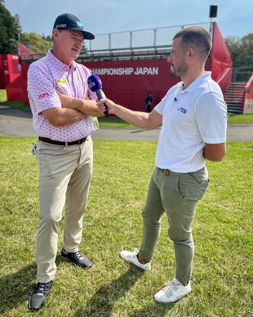 Great speaking with @TheBig_Easy in Japan 🇯🇵 #ISPSHandaChampionship