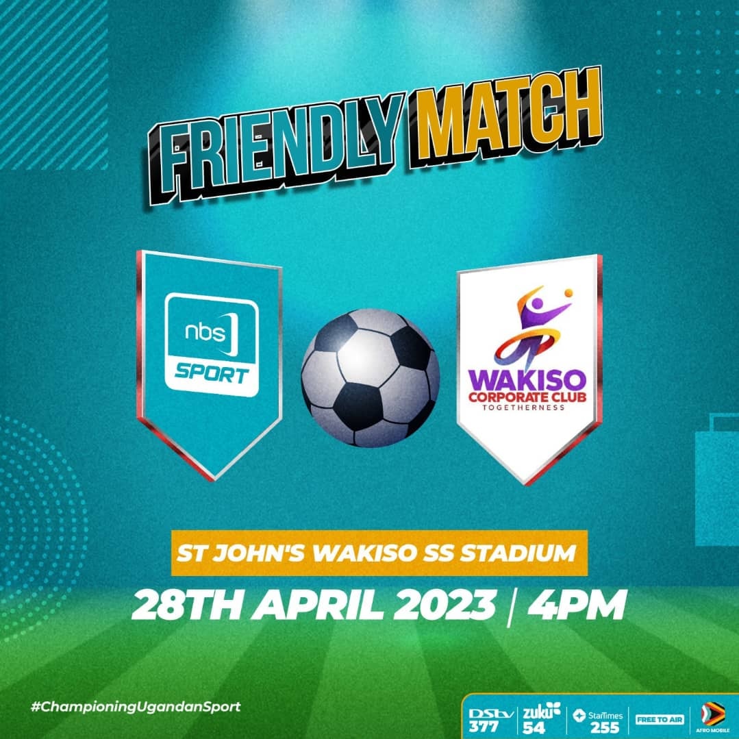 JamPartyUg's tweet photo. β½Good afternoon to you Partners, Receive Good News to your Attention Wakiso Corporate Club will host the Biggest Media House in Africa @nextradio_ug @NBSportUg for a Football Match on Friday 28th April 2023 at St John's Wakiso SS
#7thMaySecondOuting
#ChampioningUgandanSport https://t.co/lN9tOwO1X4